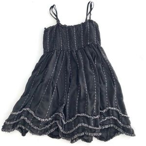 FREE PEOPLE INTIMATELY black ruffle dress